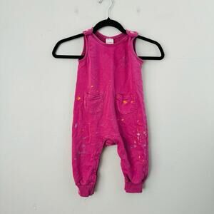 Hanna Anderson Pink Overalls Girls Size 2T